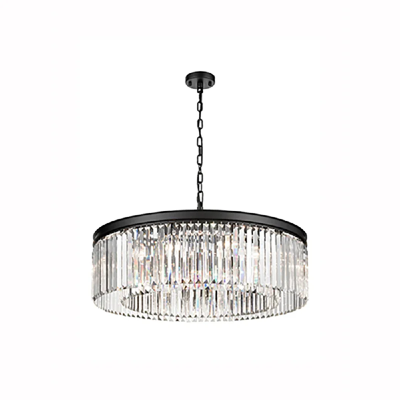 Mini Chandeliers for Adding Charm to Small SpacesMini Chandeliers for Adding Charm to Small SpacesFranklite Perdita Matt Black Chandelier 10 Light