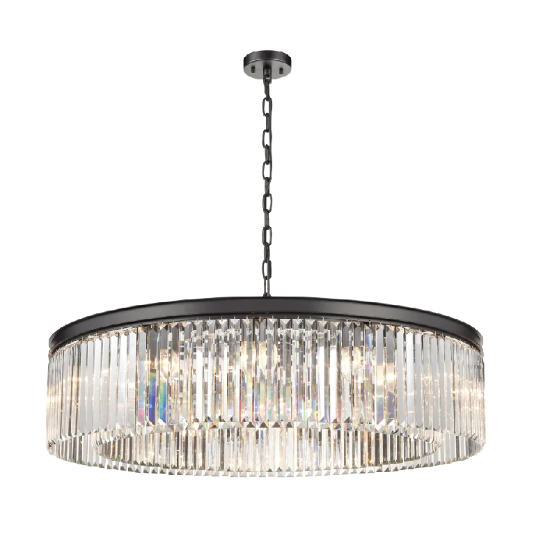 LED Chandeliers for Energy - Efficient LightingLED Chandeliers for Energy - Efficient LightingFranklite Perdita Matt Black Chandelier 12 Light
