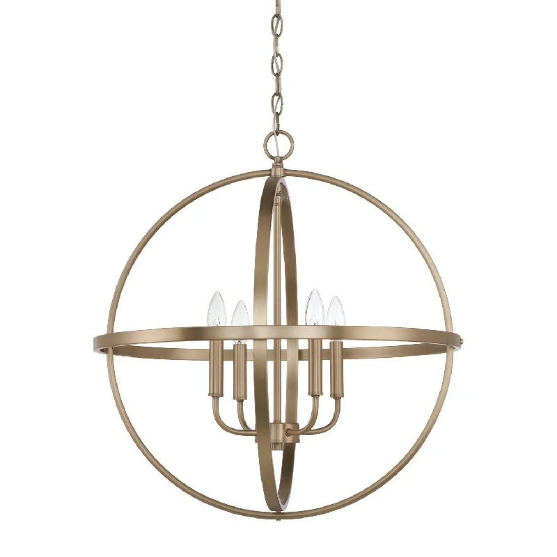 Small Chandeliers for Compact RoomsSmall Chandeliers for Compact RoomsCapital Hartwell 317542AD Chandelier Light - Aged Brass