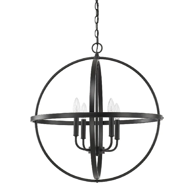 Chandeliers for Dining Rooms to Set the Mood for MealsChandeliers for Dining Rooms to Set the Mood for MealsCapital Hartwell 317542MB Chandelier Light - Matte Black