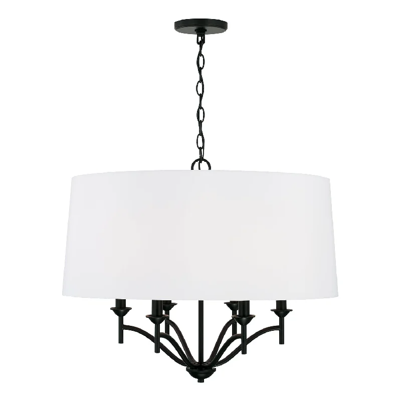 Traditional Brass Chandeliers for Classic InteriorsTraditional Brass Chandeliers for Classic InteriorsCapital Peyton 342061MB Chandelier Light - Matte Black