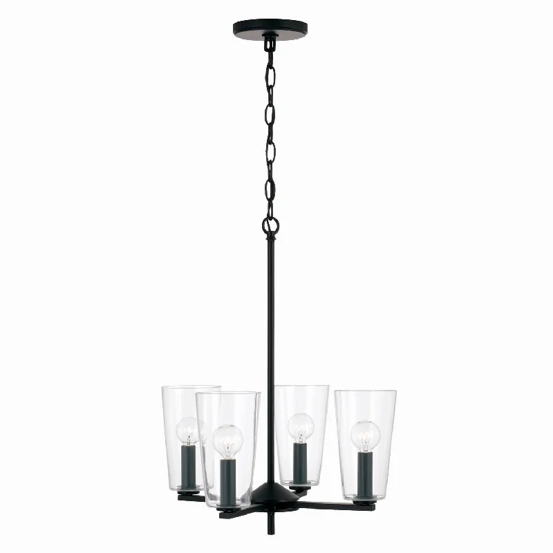 Mini Chandeliers for Adding Charm to Small SpacesMini Chandeliers for Adding Charm to Small SpacesCapital Portman 348641MB-538 Chandelier Light - Matte Black