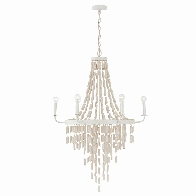 Mid - Century Modern Chandeliers for Vintage AppealMid - Century Modern Chandeliers for Vintage AppealCapital Carissa 447761OW Chandelier Light - Organic White