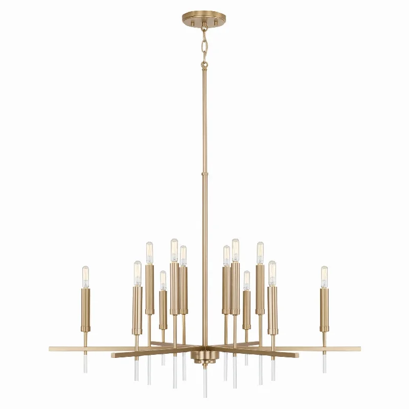 Oversized Chandeliers as a Statement Piece in Living RoomsOversized Chandeliers as a Statement Piece in Living RoomsCapital Elora 449301MA Chandelier Light - Matte Brass