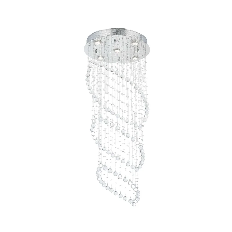 Chandeliers with Adjustable Arms for Directional LightingChandeliers with Adjustable Arms for Directional LightingContemporary Triple Leaf LED Chandelier - CLEAR- W:50cm H:120cm Chandeliers with Adjustable Arms for Directional LightingChandeliers with Adjustable Arms for Directional LightingContemporary Triple Leaf LED Chandelier - CLEAR- W:50cm H:120cm