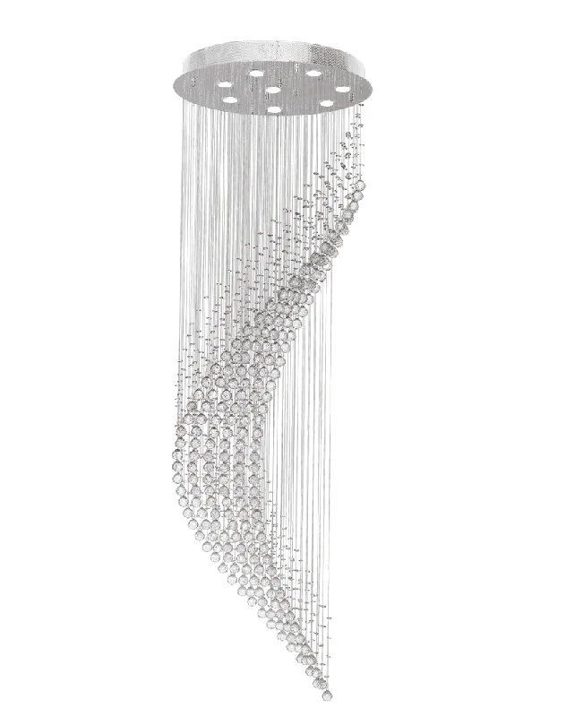 Victorian - Inspired Chandeliers with Ornate DetailsVictorian - Inspired Chandeliers with Ornate DetailsContemporary Wave LED Chandelier - W:60cm H:190cm