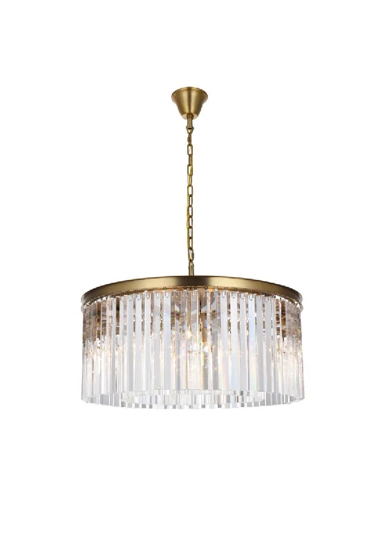 Chandeliers for High Ceilings to Fill Vertical SpaceChandeliers for High Ceilings to Fill Vertical SpaceElegant Sydney 1208D31SG/RC Chandelier Light - Satin Gold