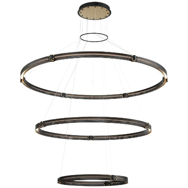 Ceiling - Mounted Chandeliers for Standard CeilingsCeiling - Mounted Chandeliers for Standard CeilingsEurofase Admiral 3-Tier Round Chandelier