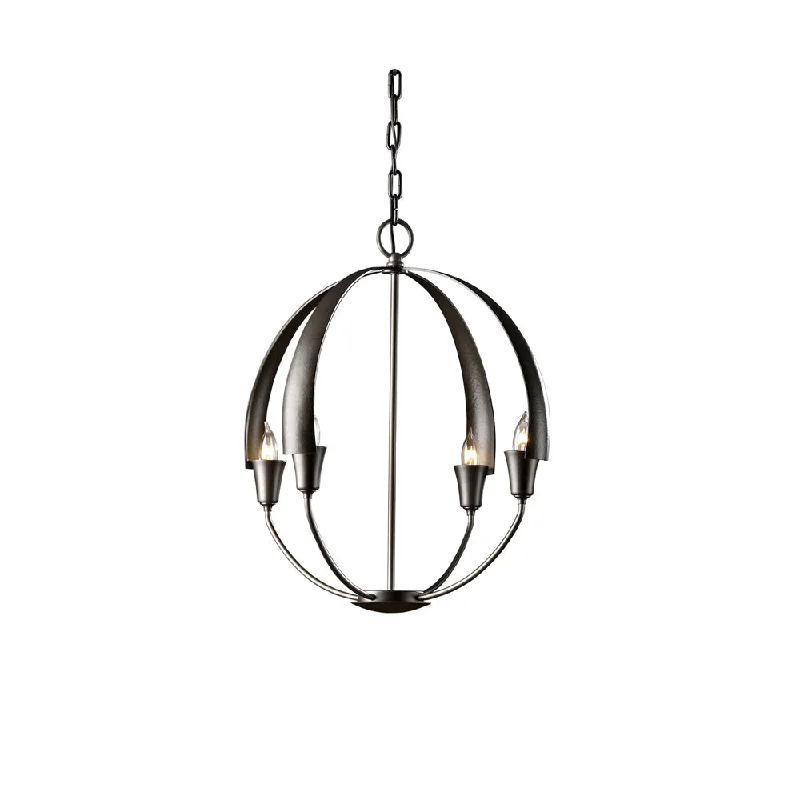 Chandeliers with Frosted Glass for a Softer Light DiffusionChandeliers with Frosted Glass for a Softer Light DiffusionCirque Small Chandelier