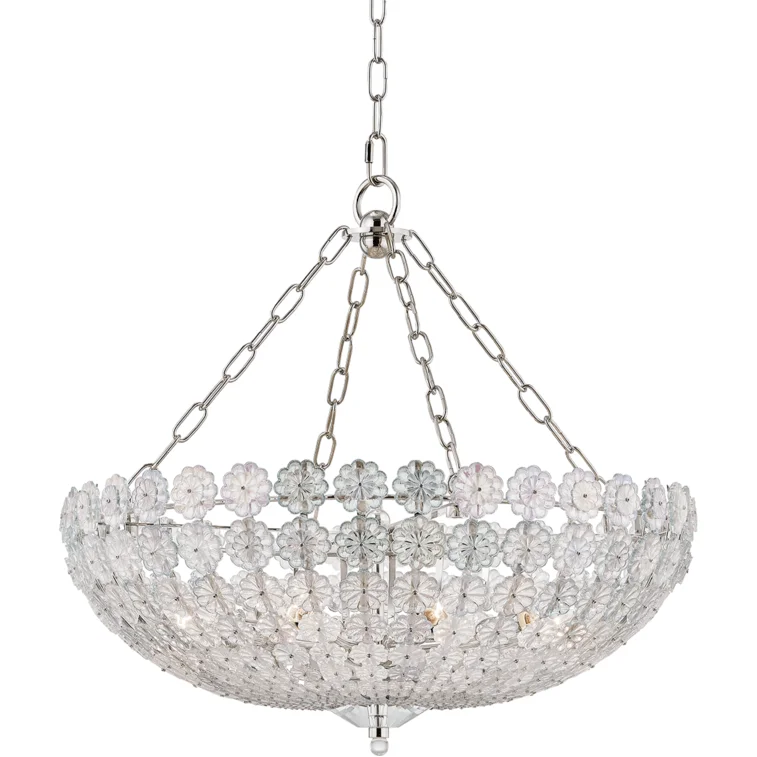 Chandeliers with Metal Frames in Gold FinishChandeliers with Metal Frames in Gold FinishFloral Park Chandelier