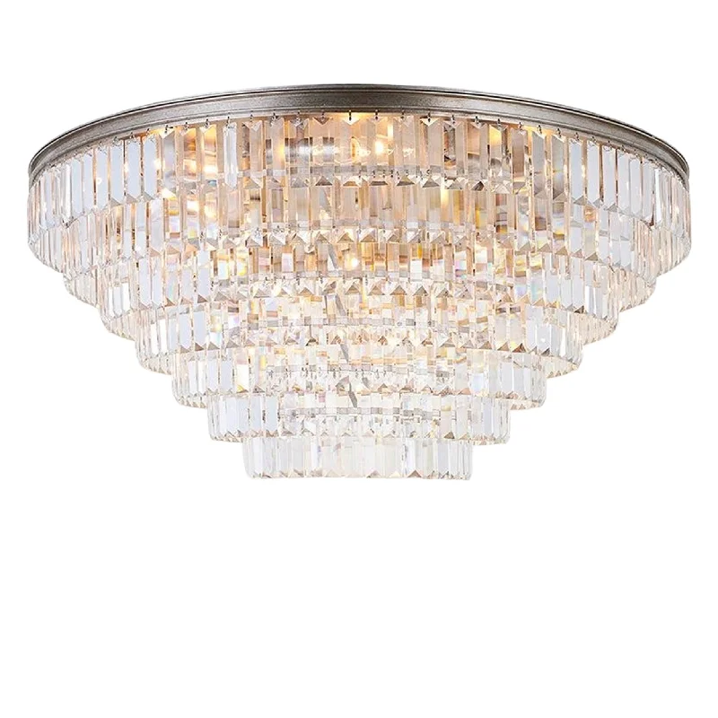 Small Chandeliers for Compact RoomsSmall Chandeliers for Compact RoomsJordan Collection - Flush Mount Chandelier - 90cm - Champagne