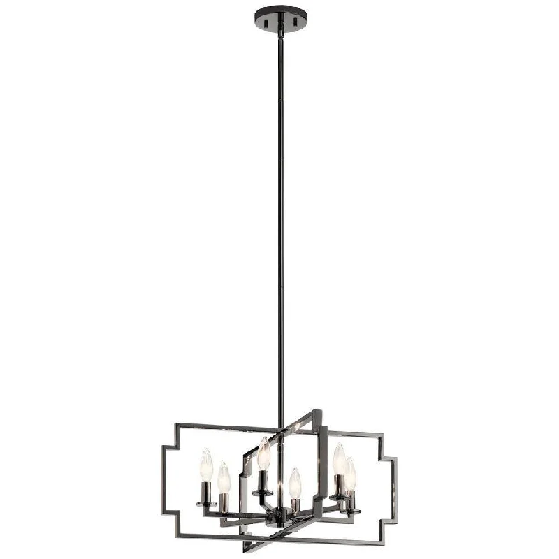 Art Deco Chandeliers for a Retro - Glam LookArt Deco Chandeliers for a Retro - Glam LookKichler Downtown Deco Chandelier Semi Flush 6Lt
