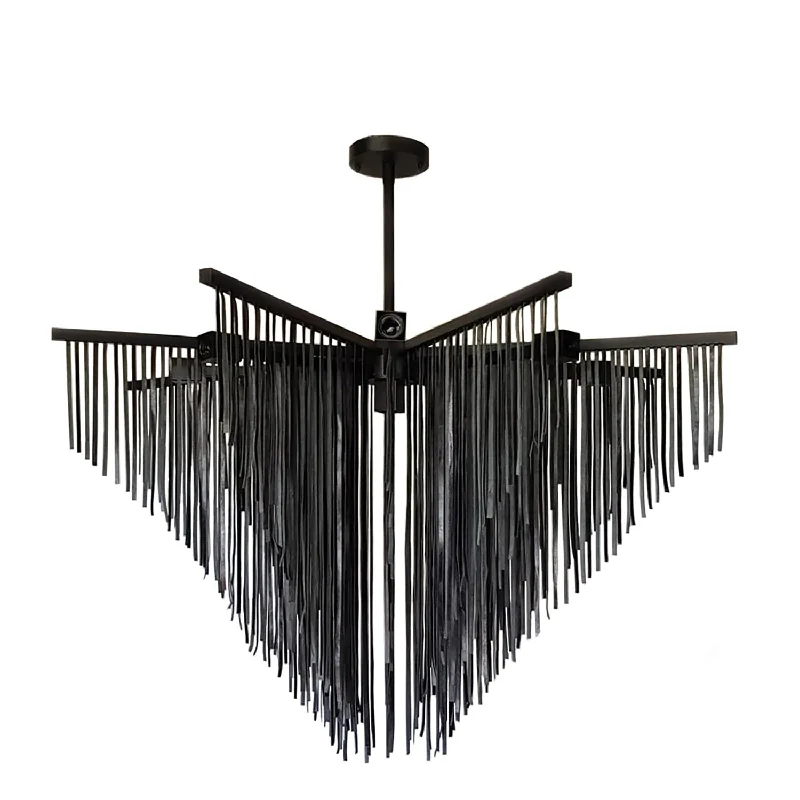 Chandeliers with Metal Frames in Silver FinishChandeliers with Metal Frames in Silver FinishLarge Starling Leather Chandelier Chandeliers with Metal Frames in Silver FinishChandeliers with Metal Frames in Silver FinishLarge Starling Leather Chandelier