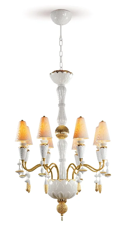 Chandeliers with Adjustable Arms for Directional LightingChandeliers with Adjustable Arms for Directional LightingLladro Ivy and Seed 8 Lights Chandelier
