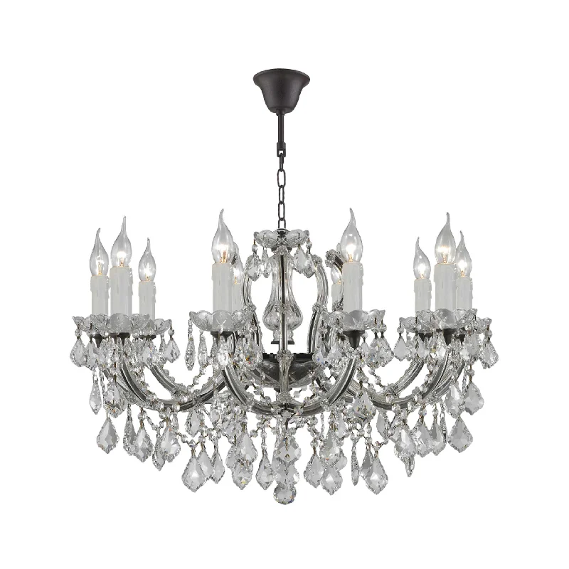 Chandeliers with Metal Frames in Bronze FinishChandeliers with Metal Frames in Bronze FinishMaria Theresa Crystal Chandelier Grande 10 Light - RUSTIC Chandeliers with Metal Frames in Bronze FinishChandeliers with Metal Frames in Bronze FinishMaria Theresa Crystal Chandelier Grande 10 Light - RUSTIC