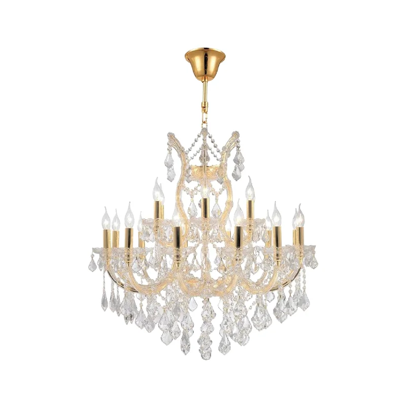 Mid - Century Modern Chandeliers for Vintage AppealMid - Century Modern Chandeliers for Vintage AppealMaria Theresa Crystal Chandelier Grande 19 Light - GOLD Mid - Century Modern Chandeliers for Vintage AppealMid - Century Modern Chandeliers for Vintage AppealMaria Theresa Crystal Chandelier Grande 19 Light - GOLD