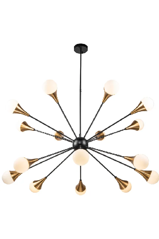 Chandeliers with Venetian Glass for a Luxurious LookChandeliers with Venetian Glass for a Luxurious LookMatte Black Steel Chandelier | Liang & Eimil Gamma