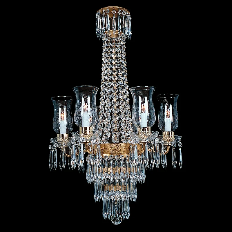 Chandeliers with Metal Frames in Black FinishChandeliers with Metal Frames in Black FinishMelanie Chandelier - 20" x 33"