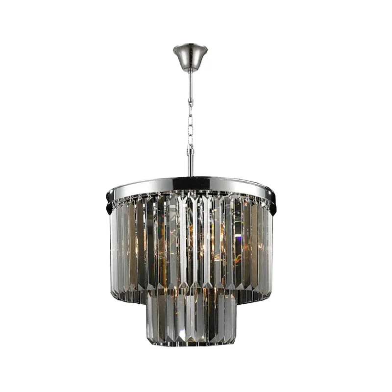 Chandeliers for Dining Rooms to Set the Mood for MealsChandeliers for Dining Rooms to Set the Mood for MealsNewYork Oasis Chandelier- 2 Layer - Smoke Finish - W:40cm Chandeliers for Dining Rooms to Set the Mood for MealsChandeliers for Dining Rooms to Set the Mood for MealsNewYork Oasis Chandelier- 2 Layer - Smoke Finish - W:40cm