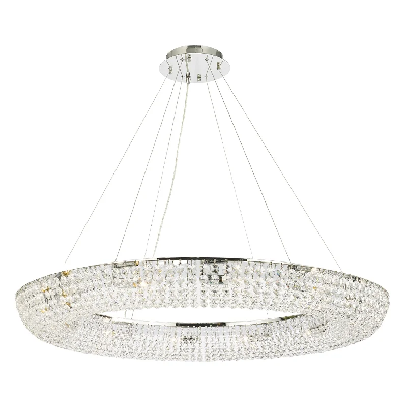Chandeliers with Dimmable Lights for Ambiance ControlChandeliers with Dimmable Lights for Ambiance ControlPlatinum Ring Chandelier- W:120cm