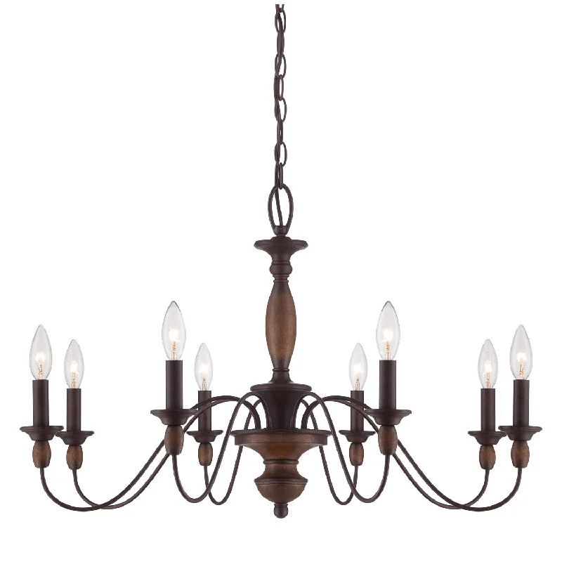 Chandeliers with Metal Frames in Bronze FinishChandeliers with Metal Frames in Bronze FinishHolbrook Chandelier