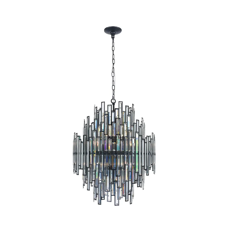 Chandeliers for Low Ceilings to Avoid OvercrowdingChandeliers for Low Ceilings to Avoid OvercrowdingRhea Collection - Five Tier Chandelier - Matte Black