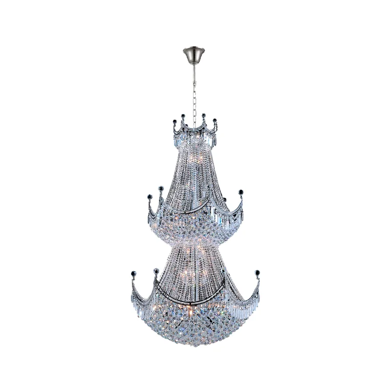 Chandeliers with Metal Frames in Copper FinishChandeliers with Metal Frames in Copper FinishRoyal Empire Staircase Basket Chandelier - CHROME - W:90cm Chandeliers with Metal Frames in Copper FinishChandeliers with Metal Frames in Copper FinishRoyal Empire Staircase Basket Chandelier - CHROME - W:90cm