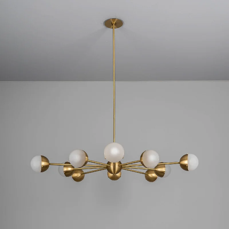 Bohemian - Style Beaded Chandeliers for Eclectic DecorBohemian - Style Beaded Chandeliers for Eclectic DecorSchwung Molecule Spark Round 10 Chandelier