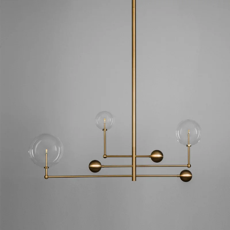 Chandeliers with Frosted Glass for a Softer Light DiffusionChandeliers with Frosted Glass for a Softer Light DiffusionSchwung Universe Chandelier