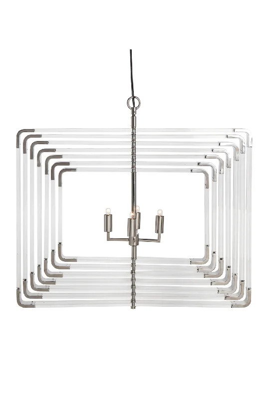 Chandeliers with Venetian Glass for a Luxurious LookChandeliers with Venetian Glass for a Luxurious LookSeven Layer Acrylic Nickel Accent Light | Andrew Martin Spiral