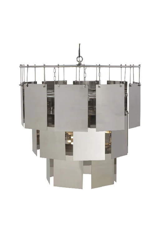Chandeliers with Venetian Glass for a Luxurious LookChandeliers with Venetian Glass for a Luxurious LookStainless Steel Sheets Chandelier L | Andrew Martin Marilyn