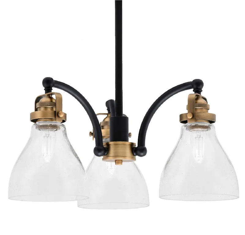 Chandeliers with Sputnik - Style Design for a Futuristic VibeChandeliers with Sputnik - Style Design for a Futuristic VibeToltec Easton 1943-MBBR-4760 Chandelier Light - Matte Black & Brass