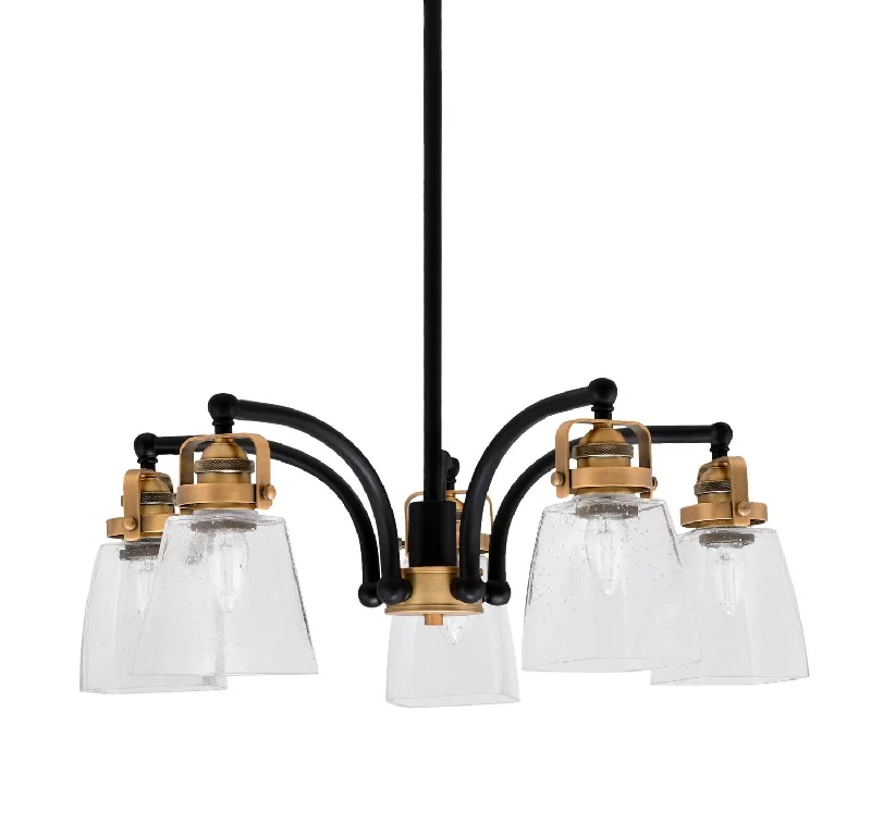 Chandeliers with Adjustable Height for Custom InstallationChandeliers with Adjustable Height for Custom InstallationToltec Easton 1945-MBBR-461 Chandelier Light - Matte Black & Brass Chandeliers with Adjustable Height for Custom InstallationChandeliers with Adjustable Height for Custom InstallationToltec Easton 1945-MBBR-461 Chandelier Light - Matte Black & Brass