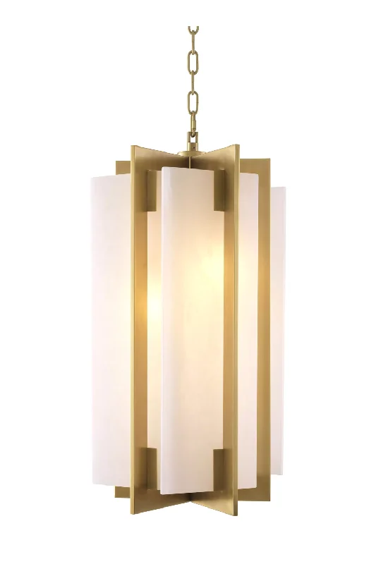Chandeliers with Metal Frames in Gold FinishChandeliers with Metal Frames in Gold FinishGold with Alabaster Chandelier | Eichholtz Lugano