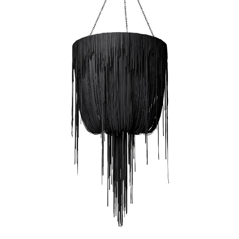 Chandeliers with Murano Glass for a High - End Artistic TouchChandeliers with Murano Glass for a High - End Artistic TouchMedium Round Urchin Leather Chandelier in Premium Leather Chandeliers with Murano Glass for a High - End Artistic TouchChandeliers with Murano Glass for a High - End Artistic TouchMedium Round Urchin Leather Chandelier in Premium Leather