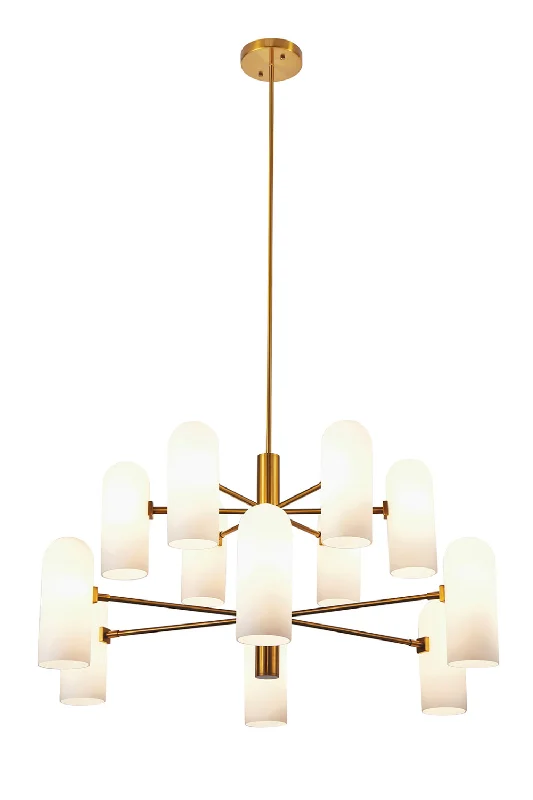 Chandeliers for Living Rooms to Create a Focal PointChandeliers for Living Rooms to Create a Focal PointWhite Glass Maximalist Chandelier | Liang & Eimil Pawson