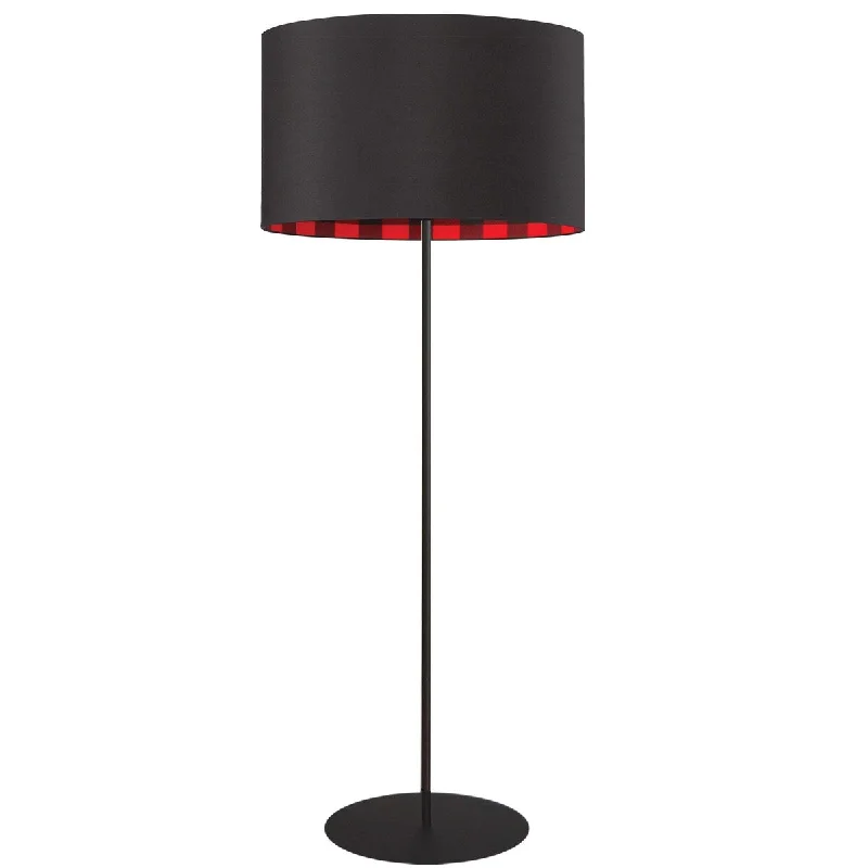 Modern Minimalist Floor Lamp for Contemporary Living RoomsModern Minimalist Floor Lamp for Contemporary Living Rooms1 Light Drum Floor Lamp, Black / Buffalo Plaid Shade Matte Black Modern Minimalist Floor Lamp for Contemporary Living RoomsModern Minimalist Floor Lamp for Contemporary Living Rooms1 Light Drum Floor Lamp, Black / Buffalo Plaid Shade Matte Black
