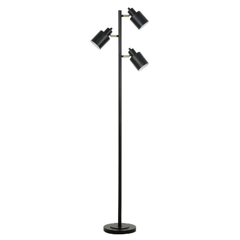 Fabric Floor Lamp with a Linen Shade for a Relaxed AestheticFabric Floor Lamp with a Linen Shade for a Relaxed Aesthetic3-Light Track Tree Floor Lamp with Adjustable Metal Shades - 16.25 x 16.25 x 66.0