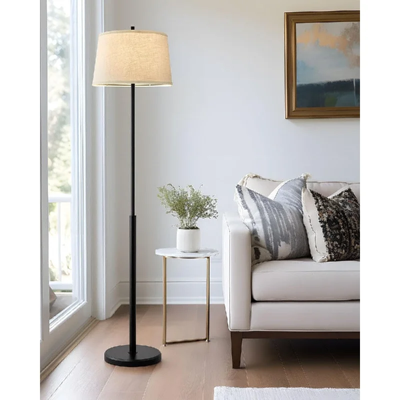  Way Switch Floor Lamp for Multiple Light Intensity Levels Way Switch Floor Lamp for Multiple Light Intensity Levels61.75" Modern Floor Lamp for Living Room Industrial Floor Lamps Rotary Switch Standing Lamp Tall Pole Reading Lamp - Black