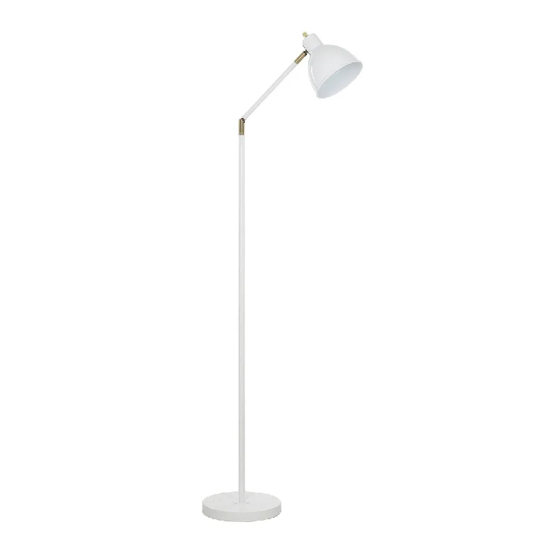 Fabric Floor Lamp with a Linen Shade for a Relaxed AestheticFabric Floor Lamp with a Linen Shade for a Relaxed AestheticAdjustable Metal Floor Lamp, LED Bulb Included - 10.0 x 22.5 x 54.5