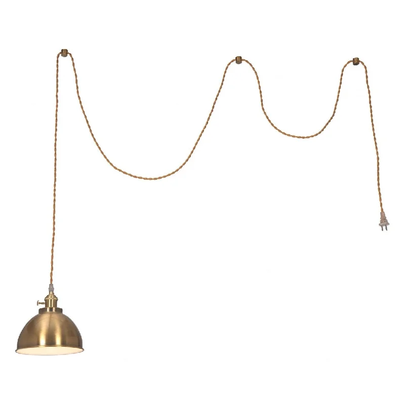 Bohemian Inspired Floor Lamp for Eclectic Home DecorBohemian Inspired Floor Lamp for Eclectic Home DecorAuburn Gold Rope Dome Lamp - Brass Bohemian Inspired Floor Lamp for Eclectic Home DecorBohemian Inspired Floor Lamp for Eclectic Home DecorAuburn Gold Rope Dome Lamp - Brass