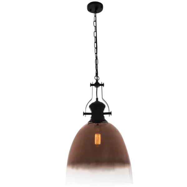 Indian - Themed Ceiling Lights with Intricate Filigree and Mirror WorkIndian - Themed Ceiling Lights with Intricate Filigree and Mirror WorkBlack Metal Pendant with Faded Rose Gold Glass