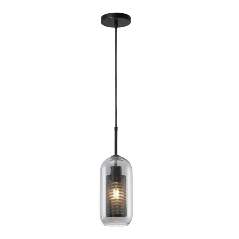 Gothic Ceiling Lights with Dark Metalwork and Pointed ArchesGothic Ceiling Lights with Dark Metalwork and Pointed ArchesBlack New York Tall Pendant Light