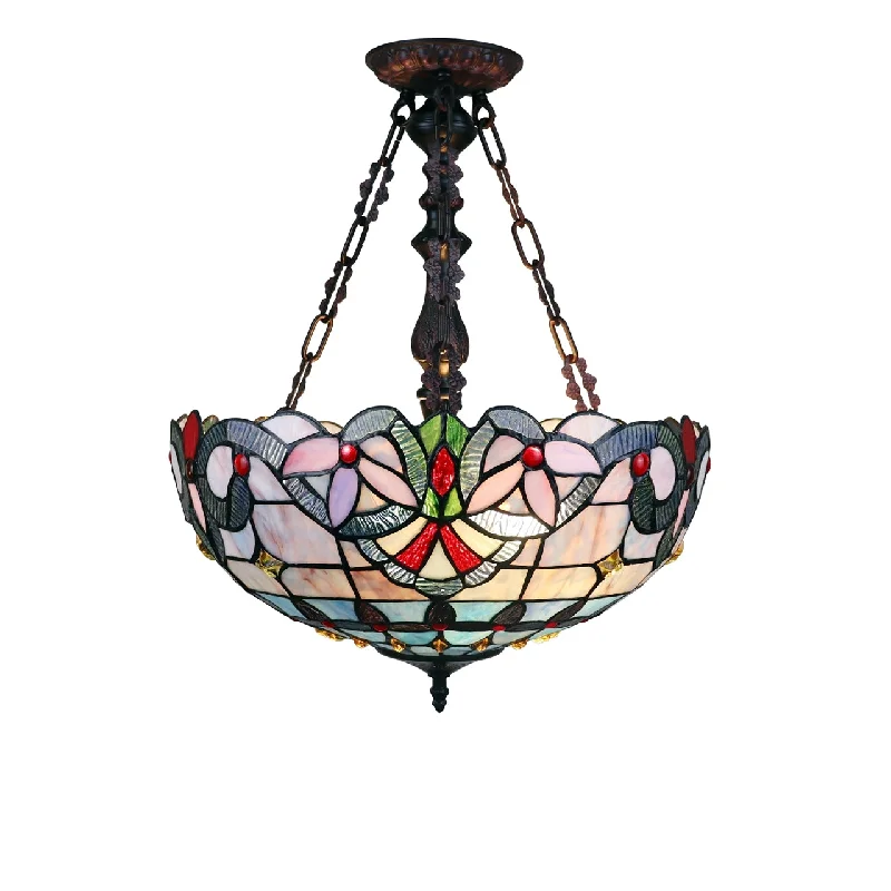 Contemporary Ceiling Lights with Unique, Abstract ShapesContemporary Ceiling Lights with Unique, Abstract ShapesChloe Lighting Ch3t381vb18-Up2 Grenville Victorian Tiffany-Style Dark Bronze 2 Light Inverted Ceiling Pendant 18" Wide