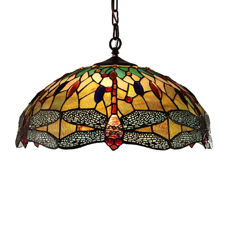 Bohemian Ceiling Lights with Beads, Tassels, and Colorful GlassBohemian Ceiling Lights with Beads, Tassels, and Colorful GlassChloe Lighting Ch3t471gd18-Dp3 Empress Tiffany-Style Blackish Bronze 3 Light Hanging Pendant 18" Wide