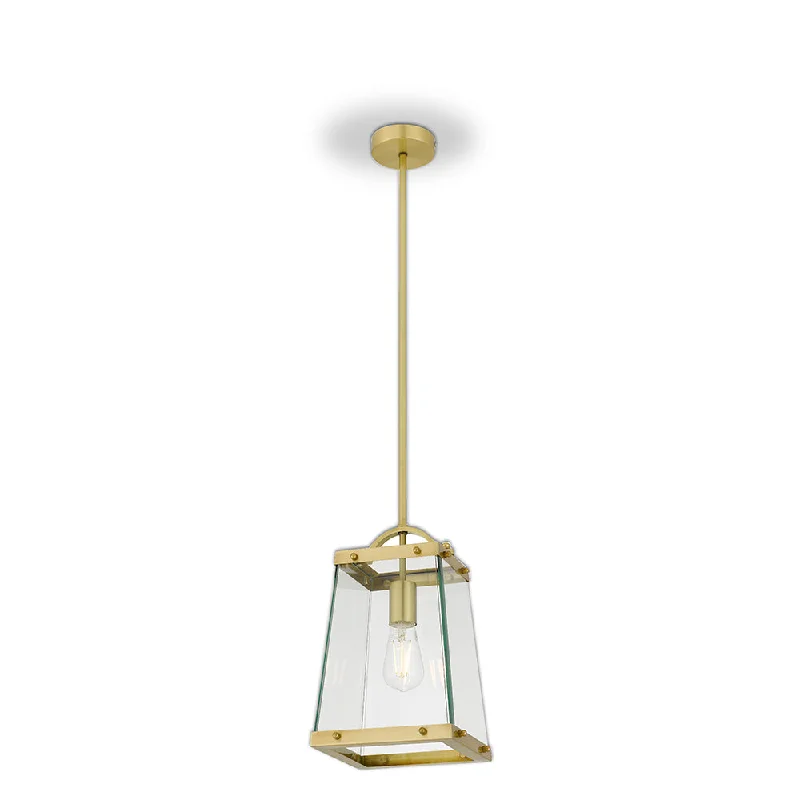 Mid - Century Modern Ceiling Lights with Simple, Sleek LinesMid - Century Modern Ceiling Lights with Simple, Sleek LinesColair 1 Light Brass and Glass Classic Pendant
