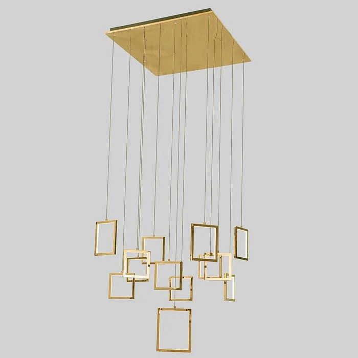 Art Deco Ceiling Lights with Geometric Patterns and Metallic FinishesArt Deco Ceiling Lights with Geometric Patterns and Metallic FinishesDahli 13 Light Gold 3000k Square Contemporary Pendant Art Deco Ceiling Lights with Geometric Patterns and Metallic FinishesArt Deco Ceiling Lights with Geometric Patterns and Metallic FinishesDahli 13 Light Gold 3000k Square Contemporary Pendant