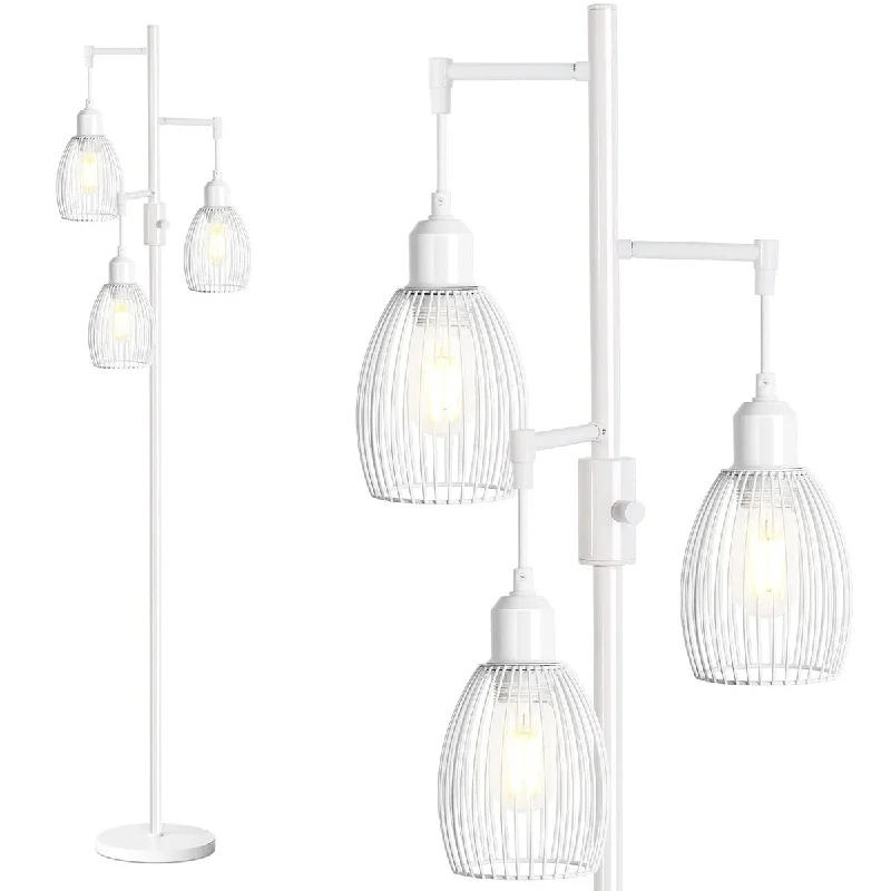 Metal Floor Lamp with a Matte Black Finish for a Sleek LookMetal Floor Lamp with a Matte Black Finish for a Sleek LookDimmable Floor Lamp,3 x 800LM LED Edison Bulbs Included,Farmhouse Industrial Floor Lamp Standing Lamp with Elegant Teardrop Metal Floor Lamp with a Matte Black Finish for a Sleek LookMetal Floor Lamp with a Matte Black Finish for a Sleek LookDimmable Floor Lamp,3 x 800LM LED Edison Bulbs Included,Farmhouse Industrial Floor Lamp Standing Lamp with Elegant Teardrop