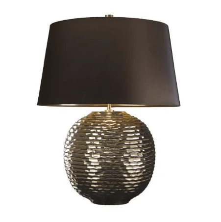 Wood Floor Lamp with Natural Grain for a Warm and Organic FeelWood Floor Lamp with Natural Grain for a Warm and Organic FeelElstead Lighting Caesar Gold Table Lamp