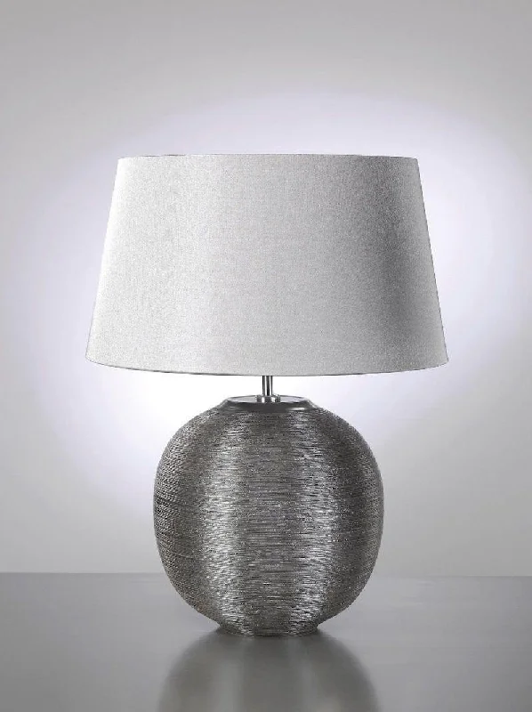 Marble Base Floor Lamp for a Touch of LuxuryMarble Base Floor Lamp for a Touch of LuxuryElstead Lighting Caesar Silver Table Lamp